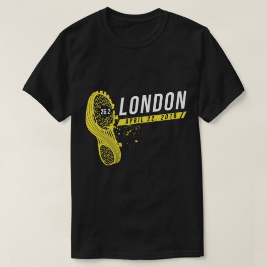 ロンドンマラソン2018 Tシャツ (デザイン正面)