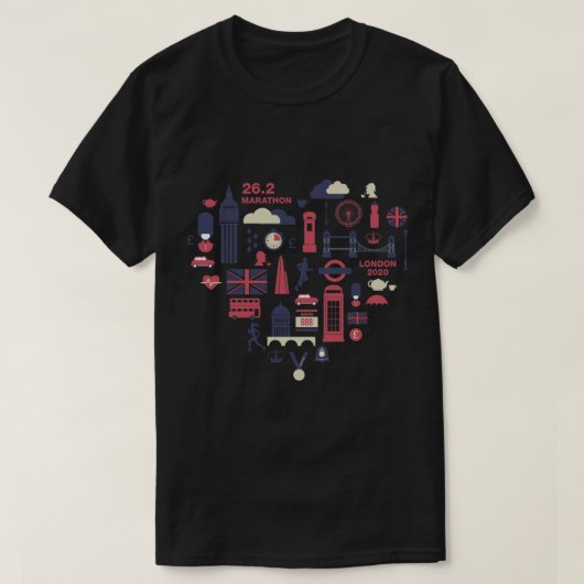 ロンドンマラソン Tシャツ (デザイン正面)