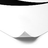 ロンドンミニマル引用文白黒ポスター ポスター (角)