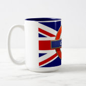 ロンドンメトロ/国旗 ツートーンマグカップ (左)