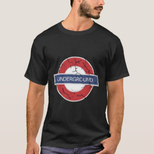 ロンドンメトロUkアンダーグラウン動揺してドLondon Bree Tシャツ