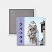 ロンドンライオン像 マグネット (正面/裏面)
