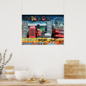 ロンドンランドマークスのポスター ポスター (キッチン)