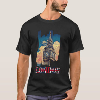 ロンドンランドマークスヴィンテージクールUk London Vibes Tシャツ