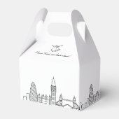 ロンドンランドマークス |の結婚イベントボックス フェイバーボックス (裏面サイド)