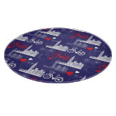 ロンドンランドマークパターン カッティングボード (角)