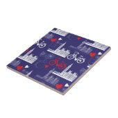 ロンドンランドマークパターン タイル (側面)