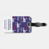 ロンドンランドマークパターン ラゲッジタグ (裏面横)