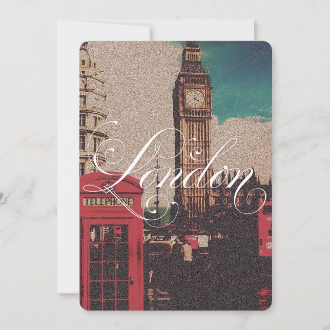 ロンドンランドマークヴィンテージ写真 (正面)