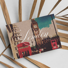 ロンドンランドマークヴィンテージ写真 ポストカード