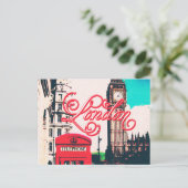 ロンドンランドマークヴィンテージ写真 ポストカード (スタンド正面)