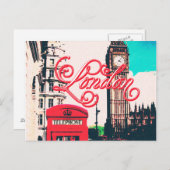 ロンドンランドマークヴィンテージ写真 ポストカード (正面/裏面)