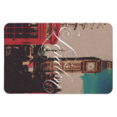 ロンドンランドマークヴィンテージ写真 マグネット (横)