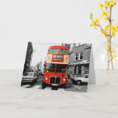 ロンドンルーテマスターバス カード (黄色い花)