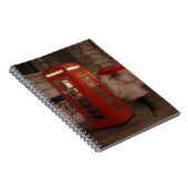 ロンドンレインデイレッドフォンボックス/傘ノート ノートブック (右側)