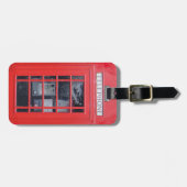 ロンドンレッドテレフォンボックス ラゲッジタグ (正面横)