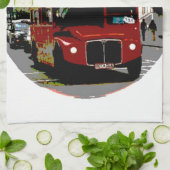 ロンドンレッドバスローテンスターバス キッチンタオル (折り畳み)