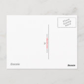 ロンドンレッドバス – ダブルデッカー ポストカード (裏面)