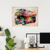 ロンドンレッドバス ポスター (ホームオフィス)