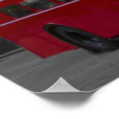 ロンドンレッドバス ポスター (角)