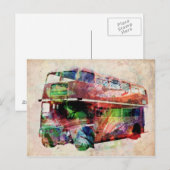 ロンドンレッドバス ポストカード (正面/裏面)