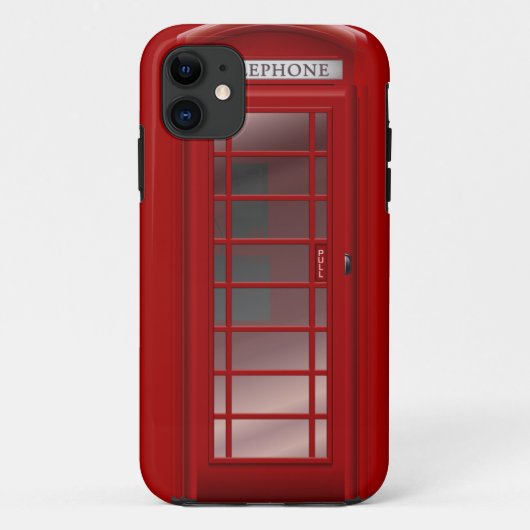 ロンドンレッドフォンブースボックス Case-Mate iPhoneケース (裏面)