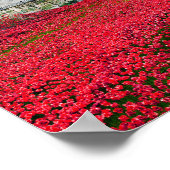 ロンドンレッドポピーの塔 ポスター (角)