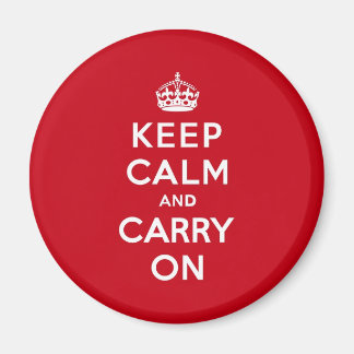 ロンドンレッドKeep Calm and Carry On マグネット