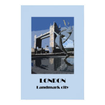 ロンドンレトロ1920s-スタイルポスター