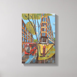 ロンドンローズベリーアベニューキャンバスアート キャンバスプリント