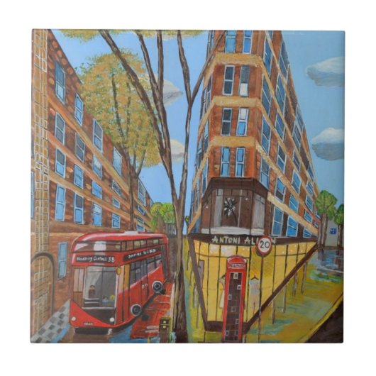 ロンドンローズベリーアベニュータイル タイル (正面)