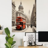 ロンドンヴィンテージのポスター ポスター (ホームオフィス)