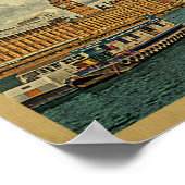 ロンドンヴィンテージ旅行ポスター ポスター (角)