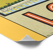 ロンドンヴィンテージ旅行ポスター ポスター (角)