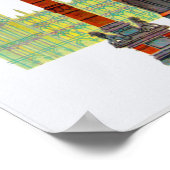 ロンドンヴィンテージ旅行ポスター ポスター (角)