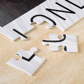 ロンドンヴィンテージ電話ボックスUKレトロ電話 ジグソーパズル (側面)