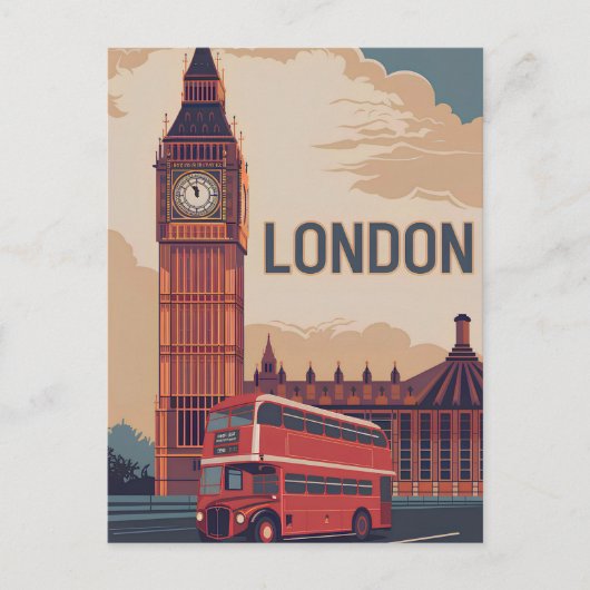 ロンドンヴィンテージ ポストカード (正面)