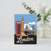 ロンドンヴィンテージ ポストカード (スタンド正面)