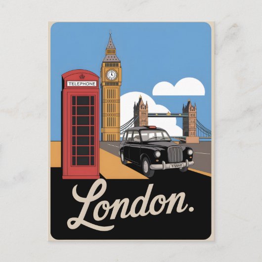 ロンドンヴィンテージ ポストカード (正面)