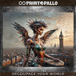 ロンドン上空のブラックエンジェル 薄葉紙