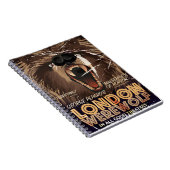 ロンドン人狼ヴィンテージポスター ノートブック (右側)