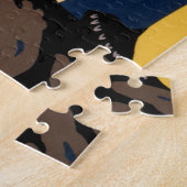 ロンドン動物園への地下鉄の乗り入れポスター ジグソーパズル (側面)