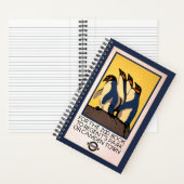 ロンドン動物園への地下鉄の乗り入れポスター ノートブック (内側)