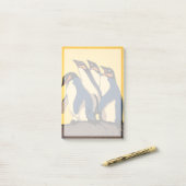 ロンドン動物園への地下鉄の乗り入れポスター ポストイット (デスク上)