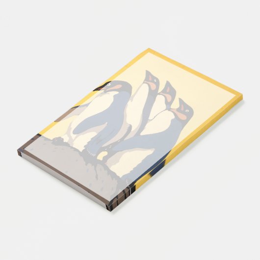 ロンドン動物園への地下鉄の乗り入れポスター ポストイット (アングル)