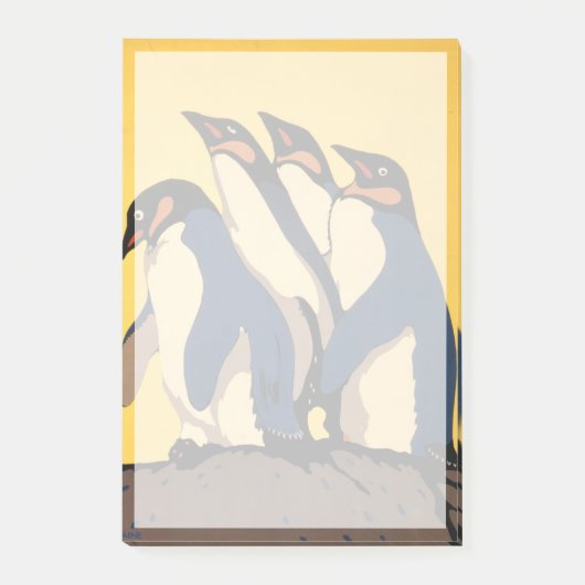 ロンドン動物園への地下鉄の乗り入れポスター ポストイット (正面)