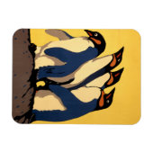 ロンドン動物園への地下鉄の乗り入れポスター マグネット (横)