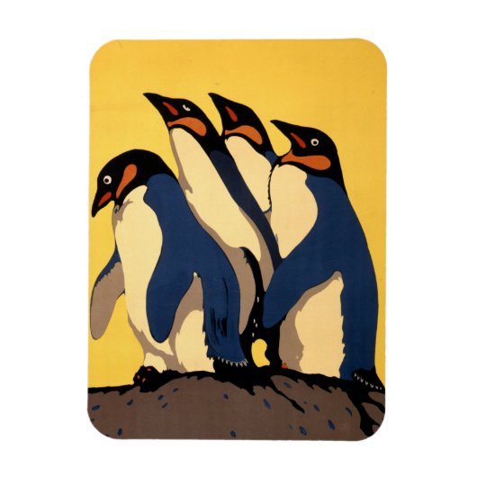 ロンドン動物園への地下鉄の乗り入れポスター マグネット (縦)