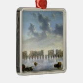 ロンドン古い橋(油)、c.1630 メタルオーナメント (右)