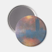 ロンドン国会議事堂クロード・モネ マグネット (正面/裏面)